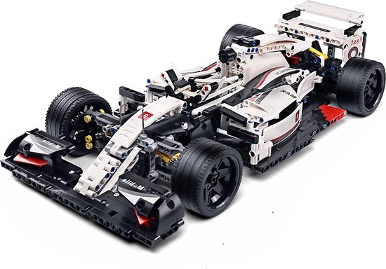 Mould King 13117 F1 Racing Car - Formule 1, raceauto - Compatible met de bekende merken - DIY - Bouwset, constructieset - 1235 onderdelen - Mouldking van Mould King