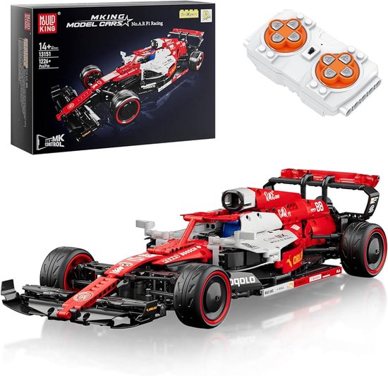 Mould King 13151 Formula 1 Alpha Romeo - 624 onderdelen - |ego compatibel - Bouwdoos van Merkloos