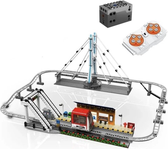 Mould King -16052 - Stedelijke motorwagen met motor en afstandbediening.is compatibel met het bekende merk. van Mould King