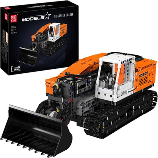 Mould King 17054 - Technische Gopher Loader - Bouwpakket Puinlader met 1423 Stenen - Voor Kinderen en Volwassenen van Mould King