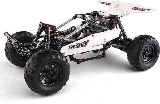 Mould King 18001 Desert Racing buggy - Auto - Racen - Compatible met de bekende merken - Motoren, accu, afstandsbediening - 394 onderdelen - Mouldking van Mould King