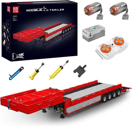 Mould King afstandsbediening FH16 oplegger 19015T is compatibel met het bekende merk. van Mould King