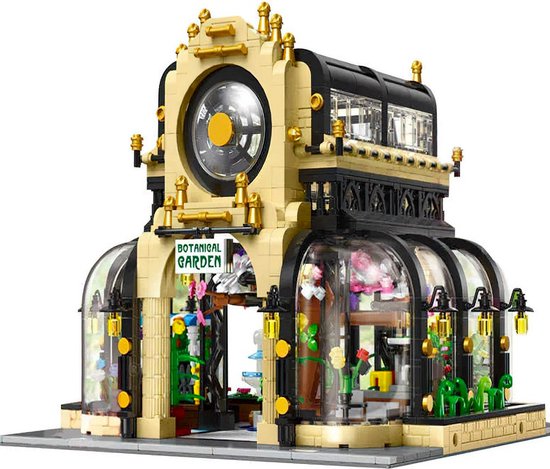 Mould King - Bloemen Winkel | Classic creator STEM educatief speelgoed bouwpakket | compatibel met lego sluban mega | botanical architecture bloemenboeket huis modelbouw modulaire gebouwen volwassenen | Bloemenpracht met verlichtingen | 2147 bloks van Mould King
