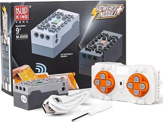 Mould King Powermodule 4.0 intelligent incl remote en app control- Compatible met de bekende merken - van Mould King