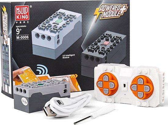 Mould King Powermodule 4.0V incl remote en app control- Compatible met de bekende merken - van Mould King