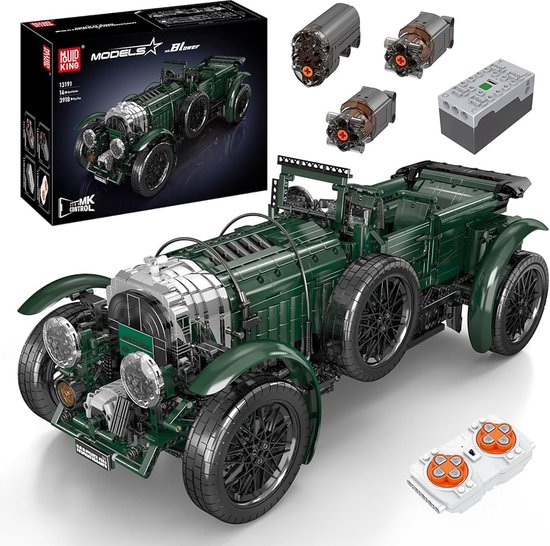 Mouldking 13191 - Bentley Blower - RC - Bestuurbaar - Bouwset - 3918 onderdelen - Past op alle bekende merken van Mouldking