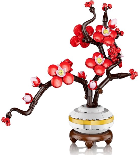 Mouldking 24120 - Japanse Bloesem Boeket - Bloemen - Bouwset - 393 onderdelen van Merkloos