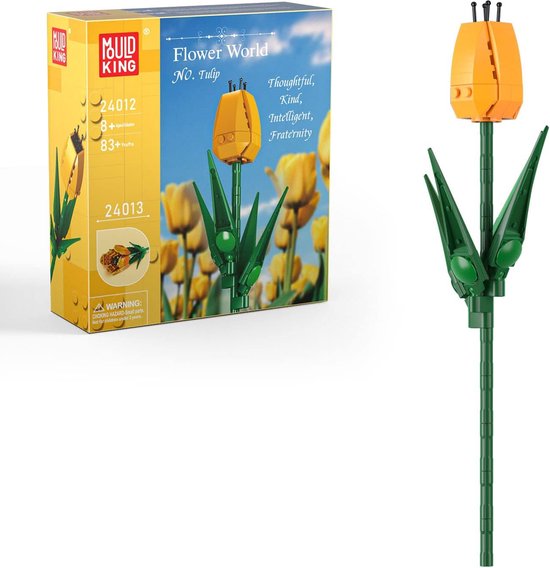 Mouldking Bloemen - Set van 2 - 294 onderdelen - 24001 - 24010 - lego compatibel - bouwset van Mouldking