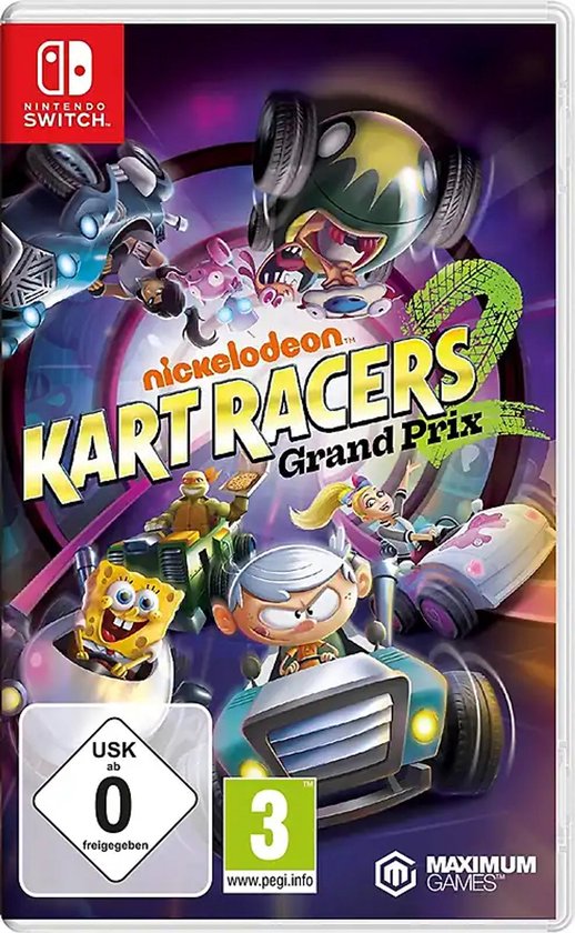 Nickelodeon Kart Racers 2 Grand Prix-Duits (Switch) Gebruikt van Nickelodeon