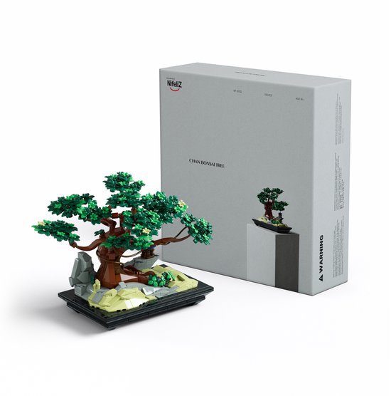 Nifeliz Bonsai Boom Bouwset - Bouwstenen Set - Decoratieve Miniatuur Boom - Creatieve Bouwset voor Volwassenen en Kinderen - Cadeau Idee van Merkloos