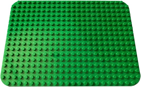 OUYLAF Bouw Plaat - Bouwplaten - Blokplint - Voor Classic Bouwstenen - geschikt voor LEGO - groente - 27X38.5CM - Afgeronde hoeken van Merkloos