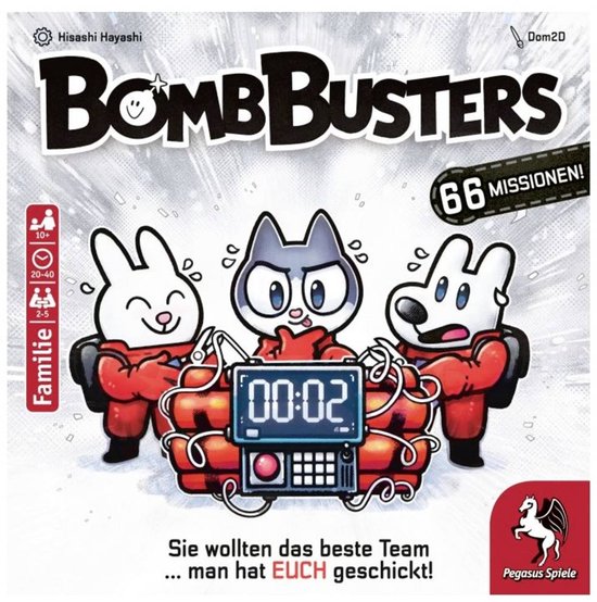 Pegasus Spiele 51280G Bomb Busters van Merkloos