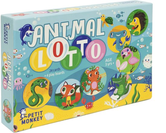 Petit Monkey - Dieren Lotto - Denkspel - Spelletjes van Petit Monkey