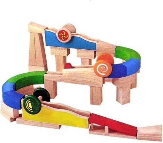 PlanToys - Build-N-Spin set van Merkloos