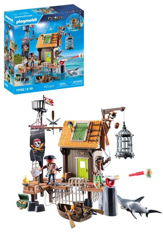 PLAYMOBIL® Piratenhaven met piratengevangenis - P-71792 van Playmobil