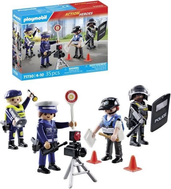 PLAYMOBIL® Politie figuren set - P-71730 van Playmobil