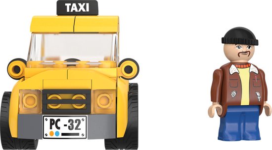 Playtive bouw set 80-delig Taxi auto van Playtive