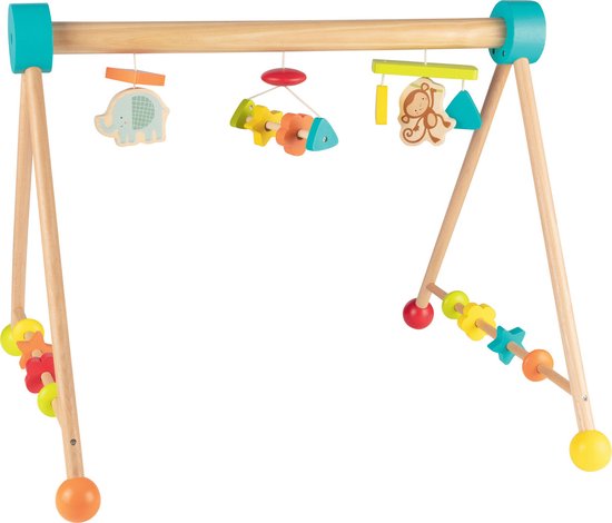 Playtive Houten baby speelrekje - Olifant en aap - Houten speelrekje van Playtive