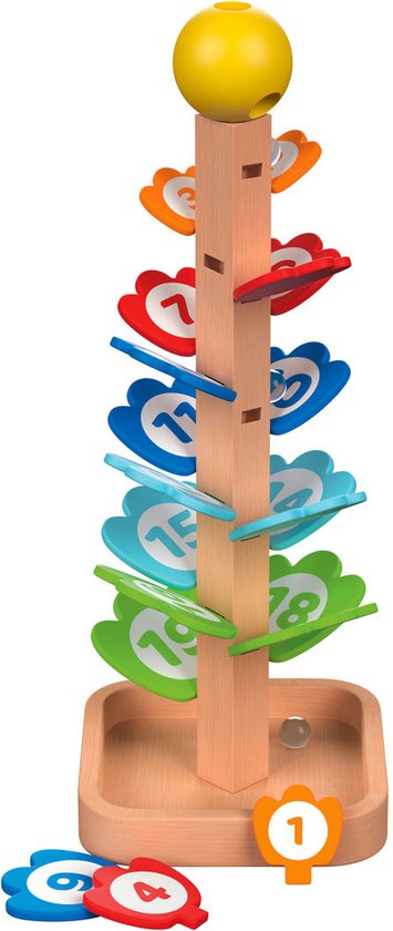 Playtive Klankboom knikkerboom - 23-delig - Hout van Playtive
