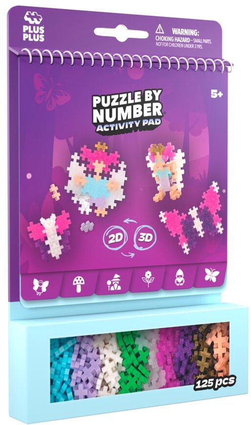 Plus-Plus - Activitypad - Enchanted Forest - 2d en 3d - bouwconstructie van Merkloos
