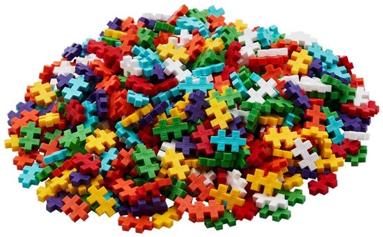 Plus-Plus Basic Regenboog 600 delige bouwset - 3976 - Bouwspeelgoed - Constructiespeelgoed - Set met bouwstenen - Vanaf 5 jaar van Plus-Plus