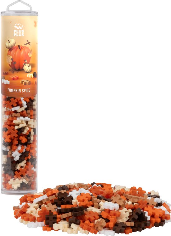Plus-Plus - bouwstenen - Puzzel - 3D Puzzel - Pompoen - Pumpkin Spice - 240 stukjes - vanaf 5 jaar van Plus-Plus