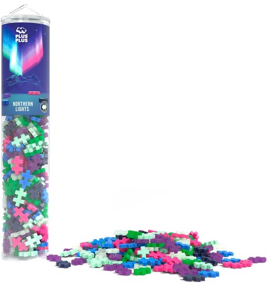 Plus-Plus Tube Noorderlicht 240 delige bouwset - 4332 - Bouwspeelgoed - Constructiespeelgoed - Set met bouwstenen - Vanaf 5 jaar van Plus-Plus