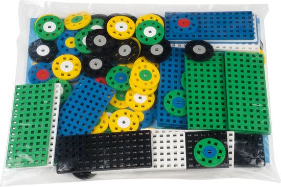 Plus-Plus wielen en chasisplaten van Plus-Plus