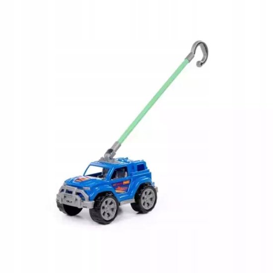 Polesie Legionista Duwauto met Duwstang - Blauw (12m+) van Polesie