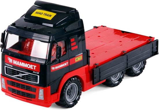 Polesie Mammoet Vrachtwagen 1:16 Zwart/Rood van Polesie