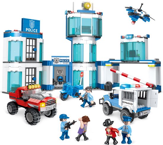 Politiebureau Cogo bouwset 3925 van Cogo