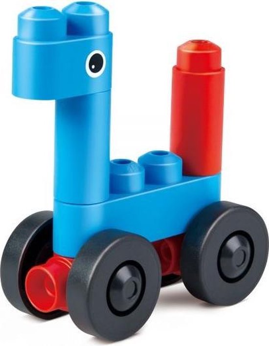 Polym Cars Creatures-blokken 7-delig Blauw van Poly