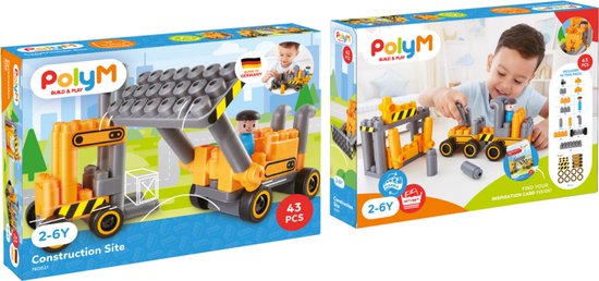 Polym Construction Site Bouwblokken 43- Delig van Poly