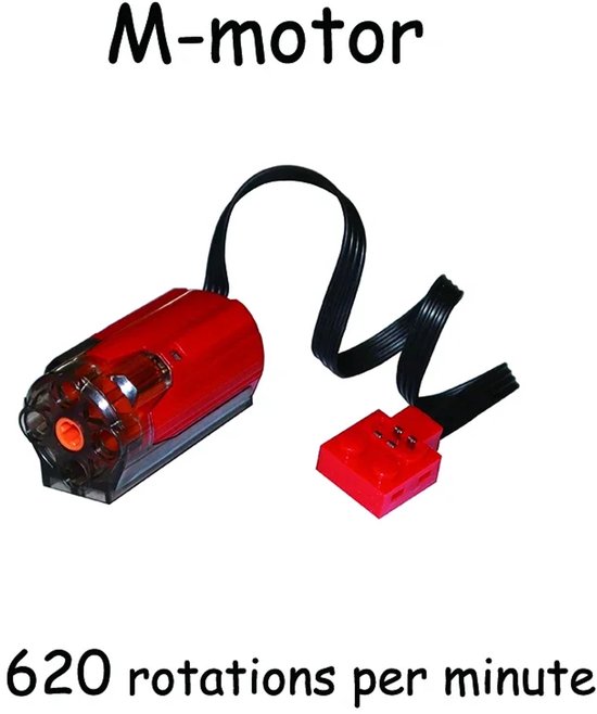 Power Function M Motor Highspeed 620 rotations Serie 8883 - Compatible met Grote Merken van Merkloos