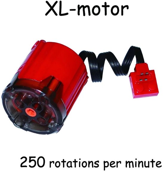 Power Function XL Motor Highspeed 250 rotations Serie 8882 - Compatible met Grote Merken van Merkloos