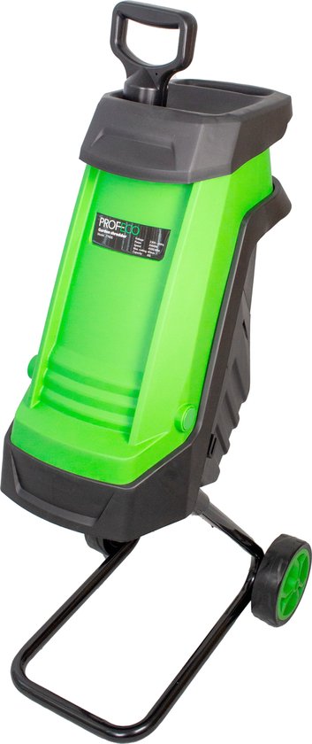 Profeco stille hakselaar 2500W - Tuinhakselaar - Versnipperaar voor 40mm takdikte - Incl. 50 liter opvangzak en veilige duwstok van Pro