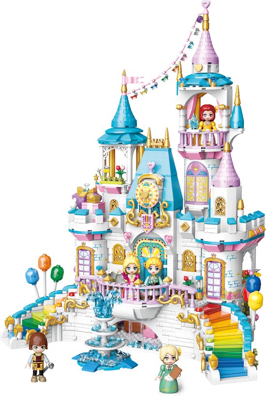 Qman 32016 - Princess Leah Serie - Rainbow Castle Celebration van Qman