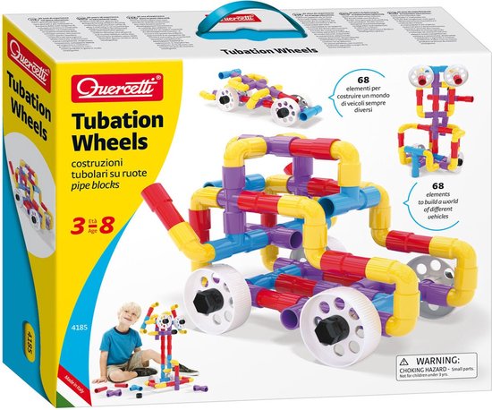 Quercetti Buizenconstructie Bouwpakket 68-delig van Quercetti