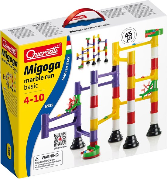 Quercetti Knikkerbaan Migoga Basic 45-delig van Quercetti