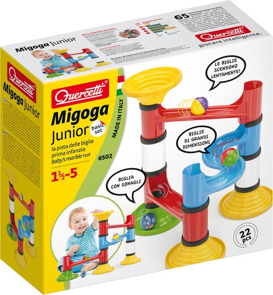 Quercetti Knikkerbaan Migoga Junior 22-delig van Quercetti