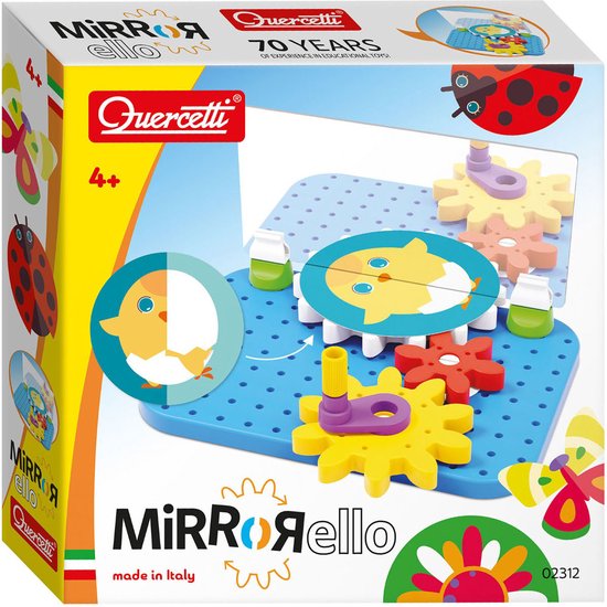 Quercetti Mirrorello Tandwielenset Dieren van Quercetti