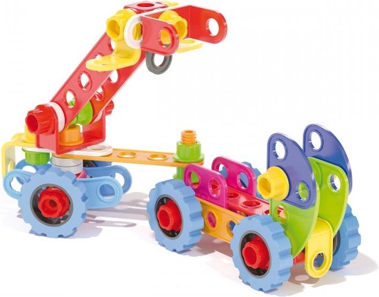 Quercetti Tech Jumbo Gereedschapskist 90-delig van Quercetti