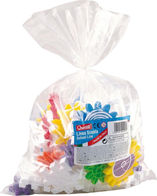 Quercetti Xxl Large Pack Kaleido Gears, 110 Pcs van Quercetti