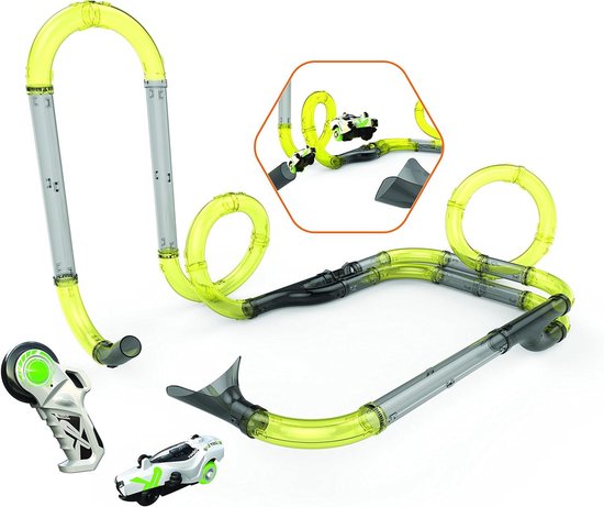 Racebaan - Loopbaan Speelgoed - Zelf Racebaan Bouwen - 31 Buizen 5 Uitdagingen - 60 x 94.5 x 55 cm van Merkloos