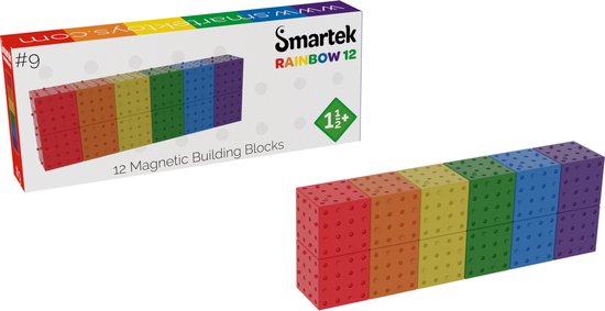Rainbow 12 - #9 - Smartek Toys - Magnetische Bouwblokken van Smartek Toys