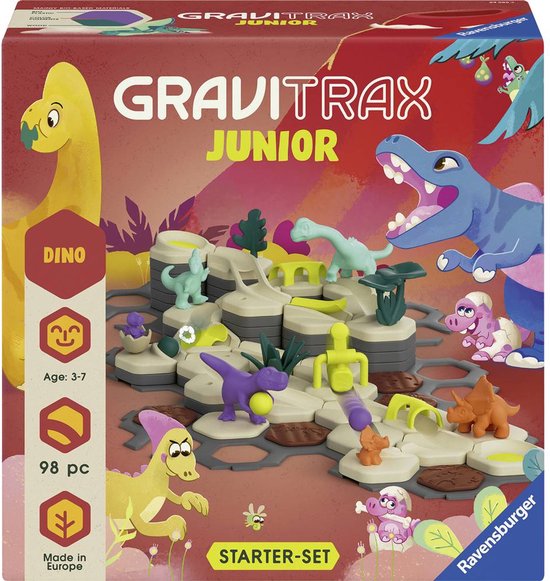 Ravensburger 24586 GraviTrax Junior - Starter-Set L Dino van Ravensburger