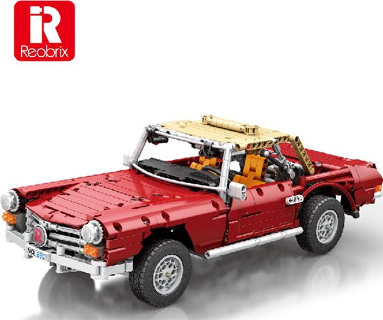 Reobrix 11005 - Vintage Car - Auto - Bestuurbaar - 1578 onderdelen - compatibel met Mould King van Reobrix