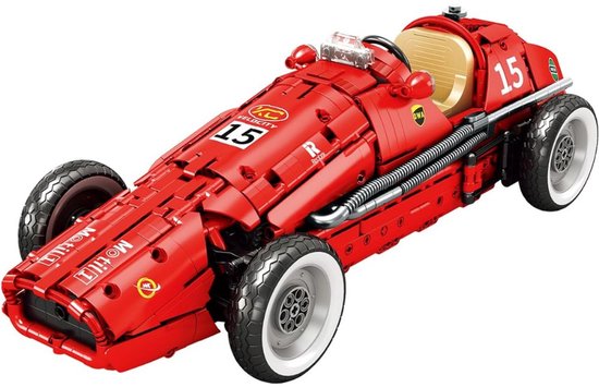Reobrix 11038 Racing Auto Formule 1 bouwset | City fast champions adventure | Creator and classic motor bouwpakket | Technic speelgoed ideas voor volwassenen | Icons furious speed F1 auto geschikt voor Lego | Technische bouwdoos met 1809 bouwstenen van Merkloos
