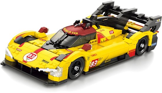 Reobrix 11042 Hypercar Formule 1 Racer bouwset | City fast champions adventure | Creator and classic motor bouwpakket | Technic speelgoed ideas voor volwassenen | Icons furious speed f1 auto geschikt voor Lego | Technische bouwdoos met 1370 bloks van Merkloos