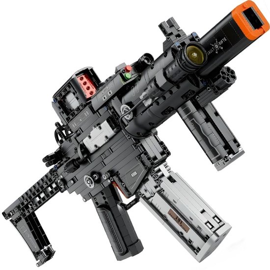 Reobrix 77025 MCX call rifle bouwset | WW2 army of duty pistool geweer modelbouw | Creator classic battlefield guns bouwpakket | Technische Educatief militair & leger speelgoed voor volwassenen | Geschikt voor Lego | Bouwdoos met 1598 bouwstenen van Merkloos